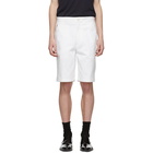 Joseph White Stretch Cotton Drill Pins Shorts