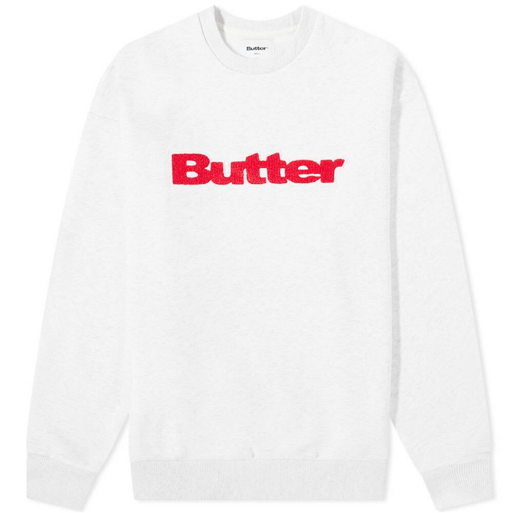 Photo: Butter Goods Chenille Logo Crew Sweat