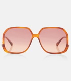 Chloé Wavy square sunglasses