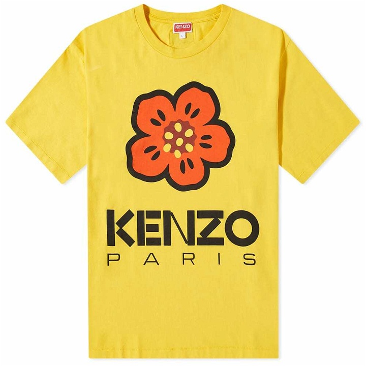 Photo: Kenzo Paris Men's Boke Flower T-Shirt in Golden Yellow
