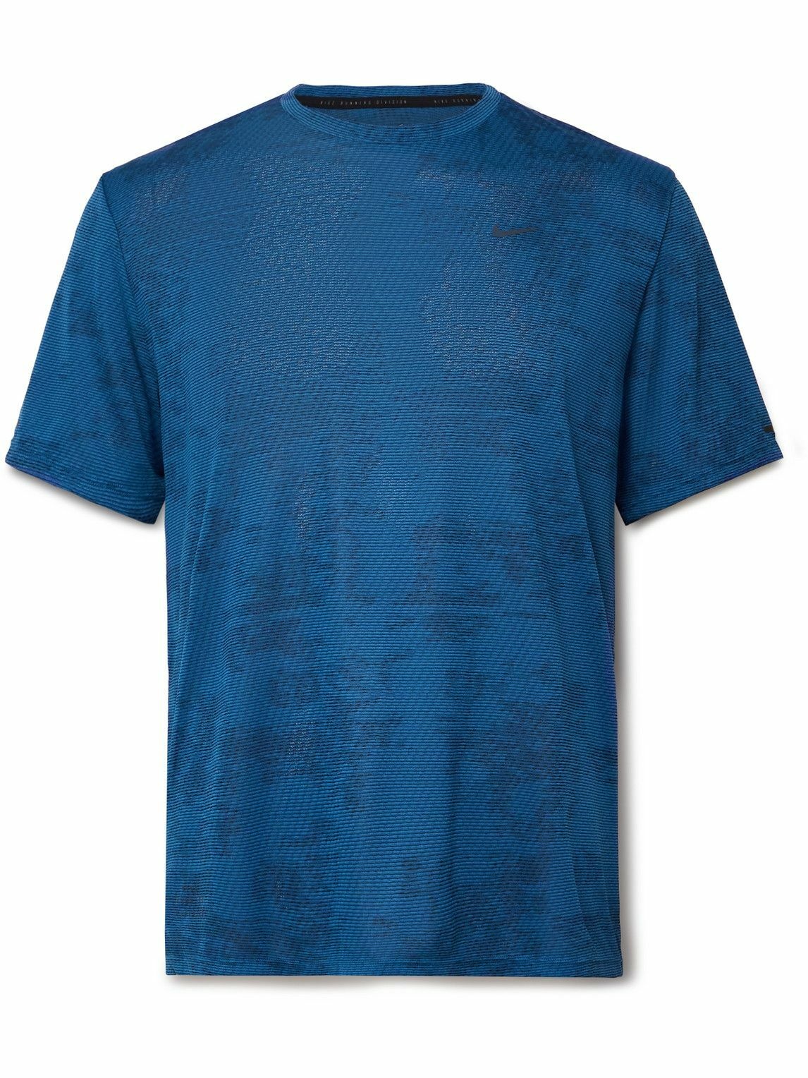 Photo: Nike Running - Run Division Intarsia Dri-FIT ADV TechKnit T-Shirt - Blue