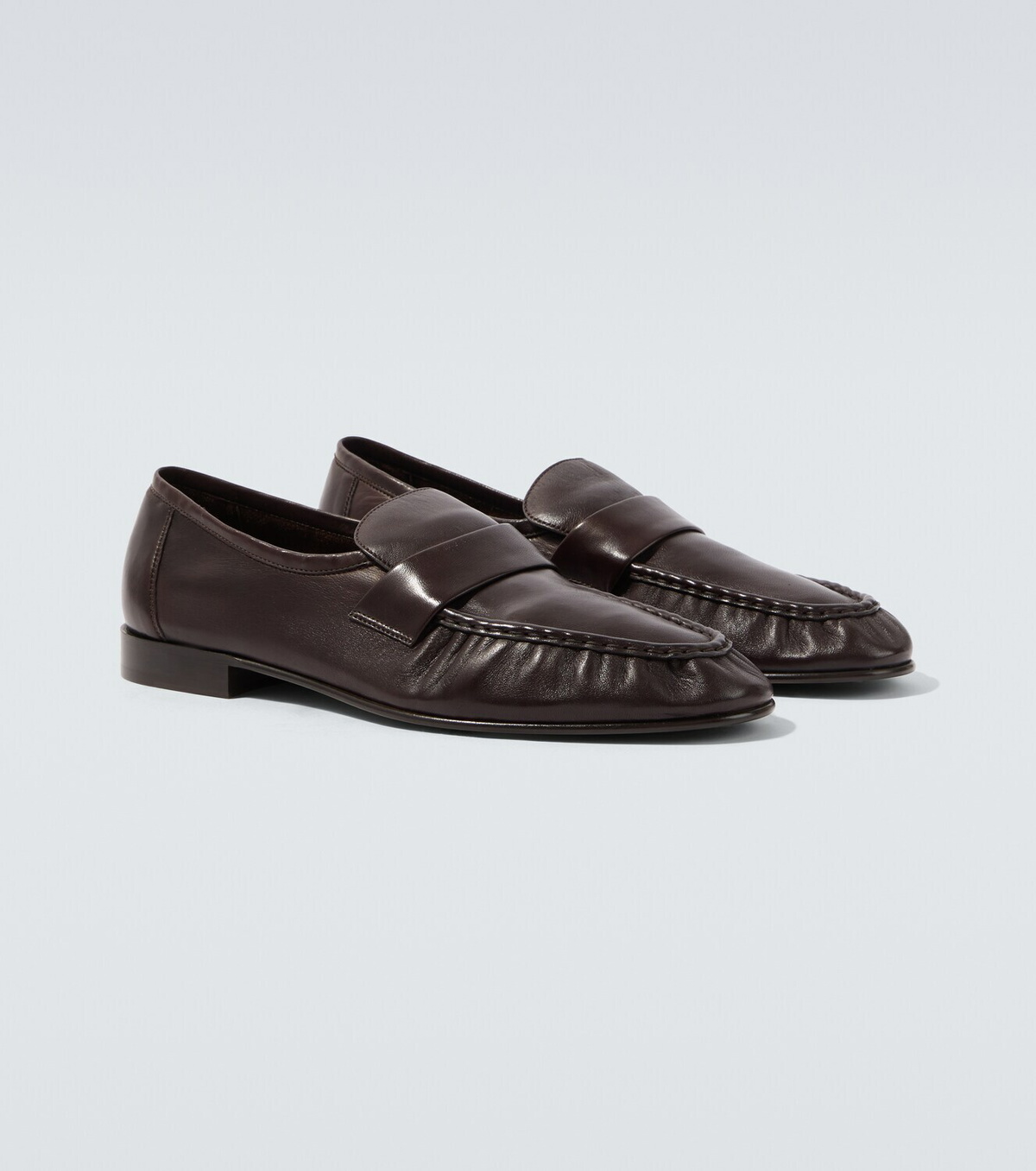 The Row Soft leather loafers