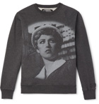 Undercover - Cindy Sherman Printed Embroidered Loopback Cotton-Jersey Sweatshirt - Gray