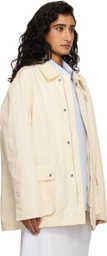 Dunst Off-White Cotton Chore Jacket