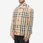 Burberry Men's Sussex Check Coach Jacket in Archive Beige Check
