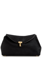 Toteme T-lock Mini Pony Hair Clutch - Black - One Size