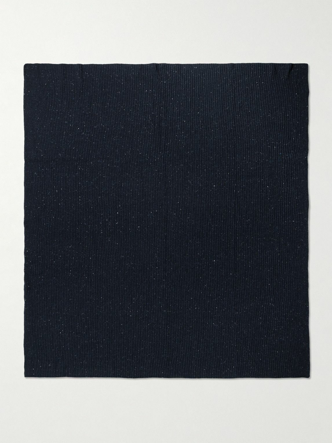 Inis Meáin - Ribbed Merino Wool and Cashmere-Blend Blanket
