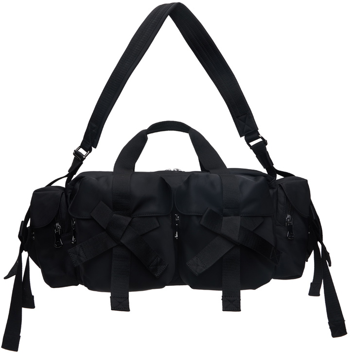 Photo: Simone Rocha Black Utility Bow Pocket Travel Bag
