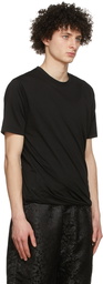 Junya Watanabe Black Cotton T-Shirt