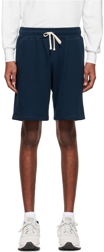 Photo: Bather Navy Organic Cotton Shorts