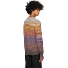 Missoni Orange Knit Striped Sweater