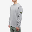 Stone Island Men's Garment Dyed Crew Sweat in Grey Marl