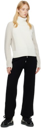 Moncler Black Wide-Leg Lounge Pants