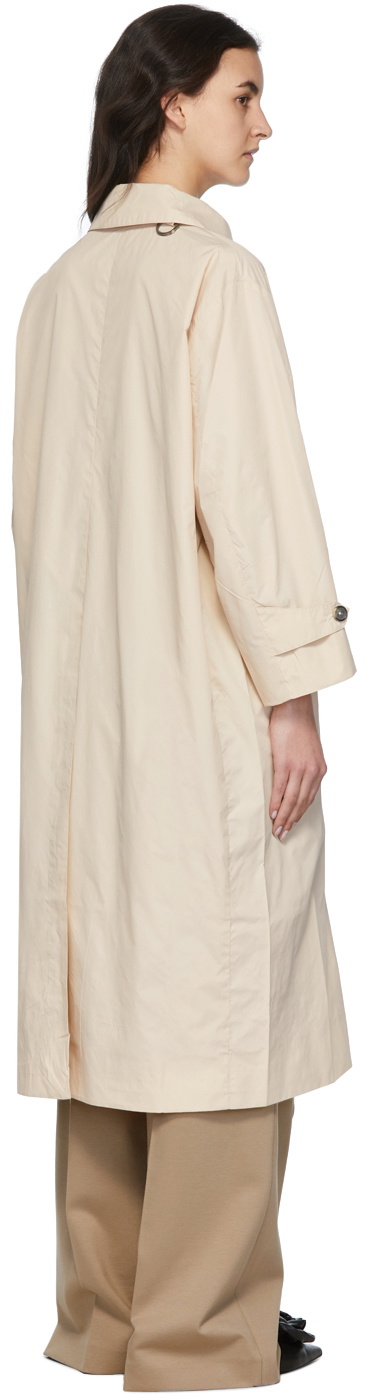 Rokh Beige Deckard Trench Coat Rokh