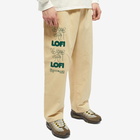 Lo-Fi Men's Movement by Design Herringbone Pant in Bone