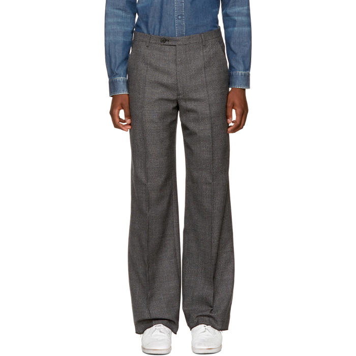 Photo: Maison Margiela Grey Full Leg Trousers