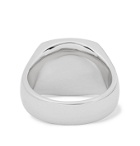 Tom Wood - Sterling Silver Mother-of-Pearl Signet Ring - Silver