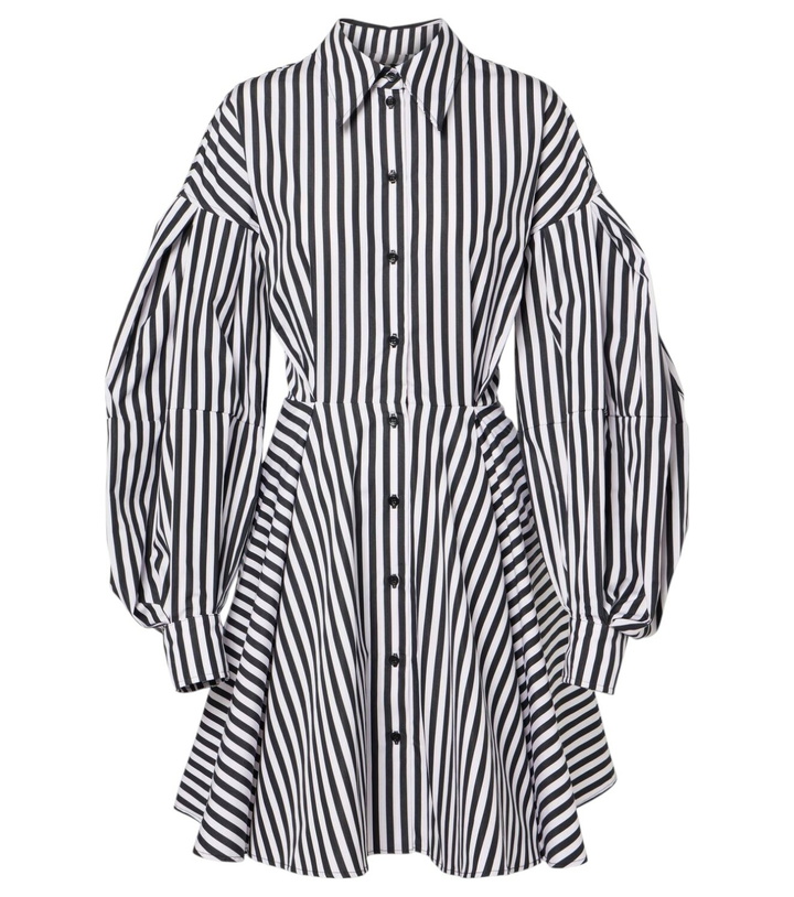 Photo: Nina Ricci Striped cotton poplin midi dress