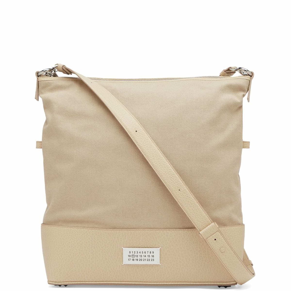 Maison Margiela Women s Medium Hobo Handbag in Amande Maison Margiela