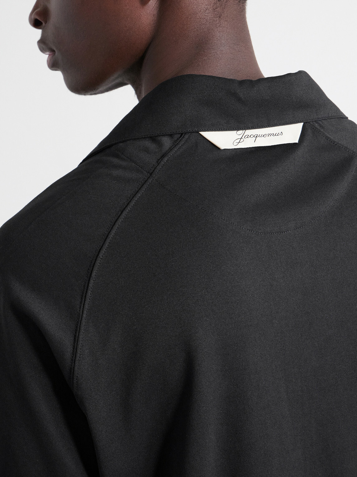 Jacquemus - La Chemise Jean Atelier Camp-Collar Jersey Shirt - Black