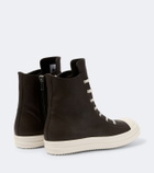 Rick Owens Temple leather high-top sneakers