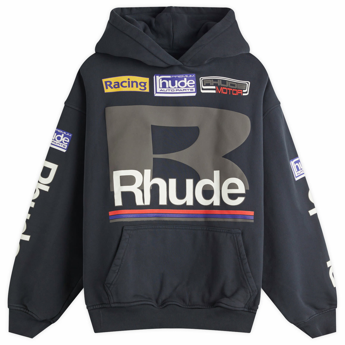 Rhude Black Riviera Hoodie Rhude