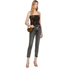 Moussy Vintage Black Sparks Boy Skinny Jeans