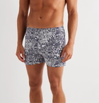 Zimmerli - Paisley-Print Stretch-Jersey Boxer Shorts - Blue