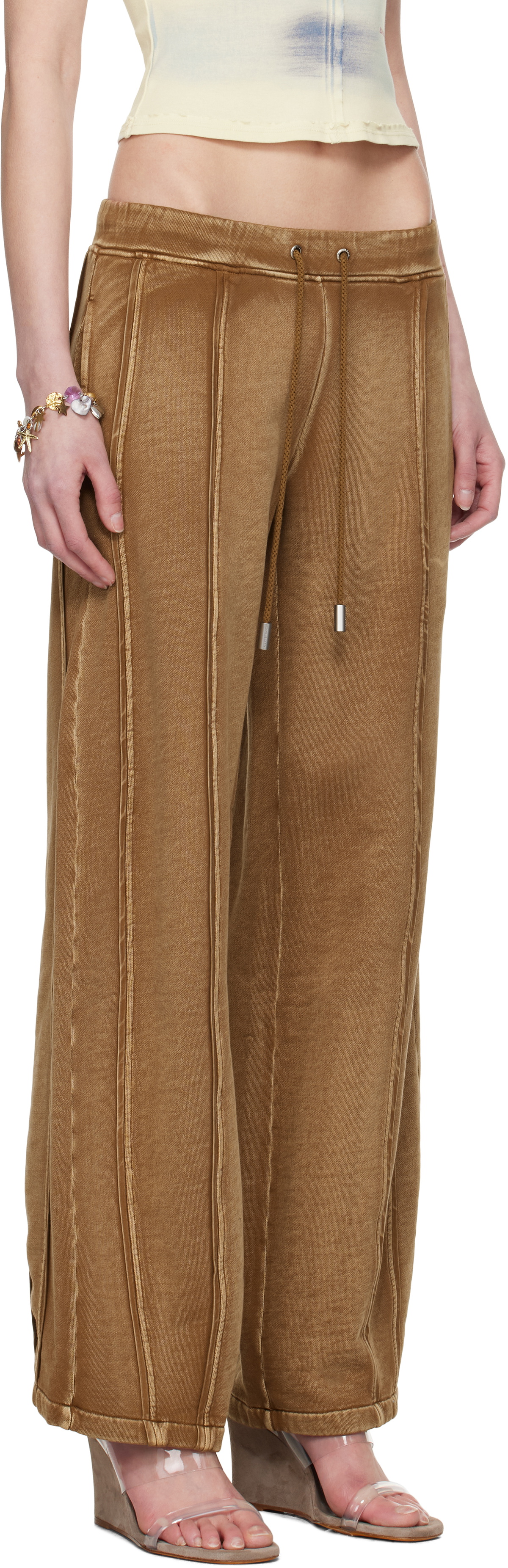 Eckhaus Latta Brown 'El Sweatpant' Lounge Pants