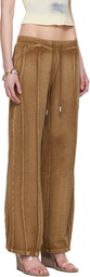 Eckhaus Latta Brown 'El Sweatpant' Lounge Pants