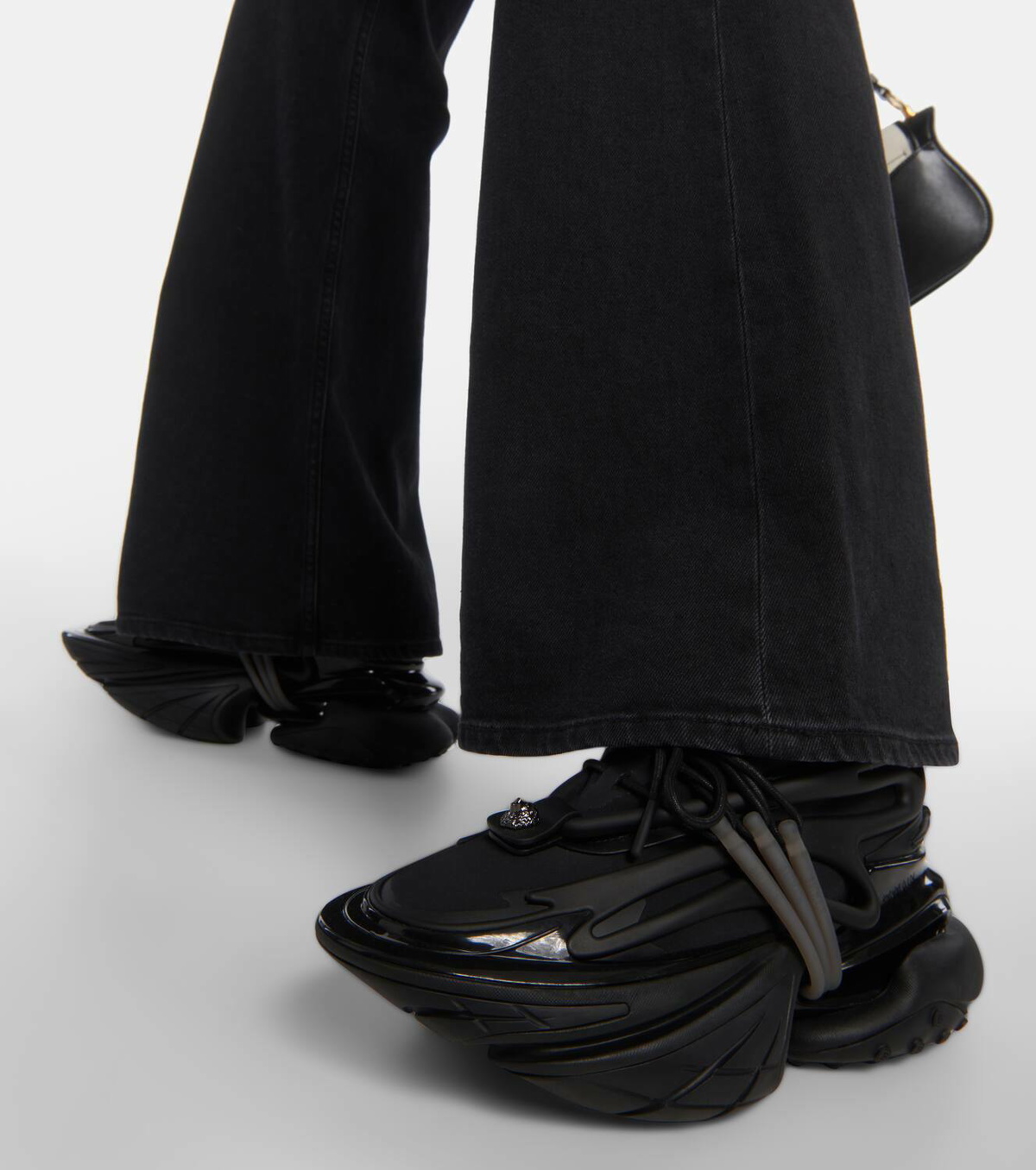 スニーカー Unicorn Sneakers - Balmain - Leather - Black Balmain Unicorn leather-trimmed sneakers Balmain