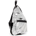 Givenchy Silver Nylon Metallized Spectre Backpack