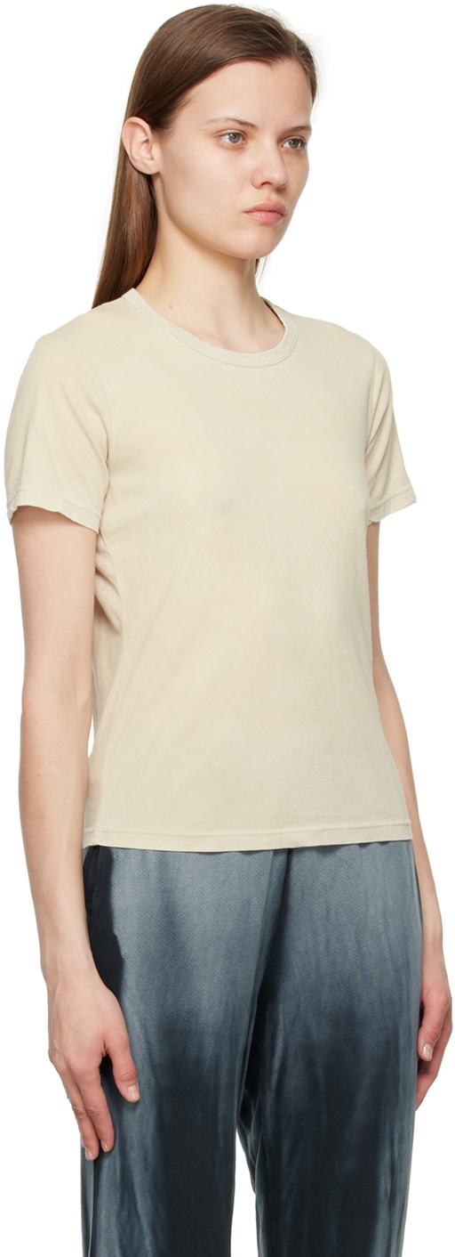 COTTON CITIZEN Beige Standard T-Shirt