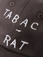 Enfants Riches Déprimés - Tabac Rat Leather-Trimmed Embroidered Cotton-Twill Baseball Cap