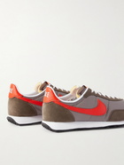 Nike - Waffle 2 SP Leather and Suede-Trimmed Nylon Sneakers - Brown