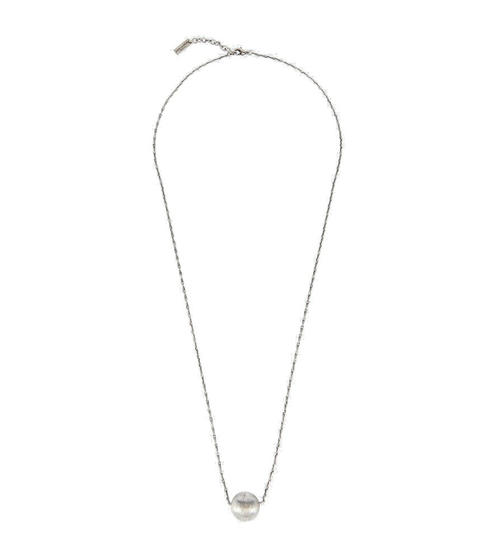 Photo: Saint Laurent - Pendant chainlink necklace