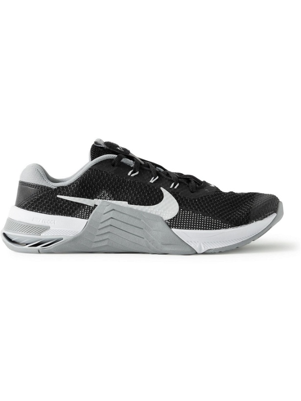 Photo: Nike Training - Metcon 7 Rubber-Trimmed Mesh Sneakers - Black