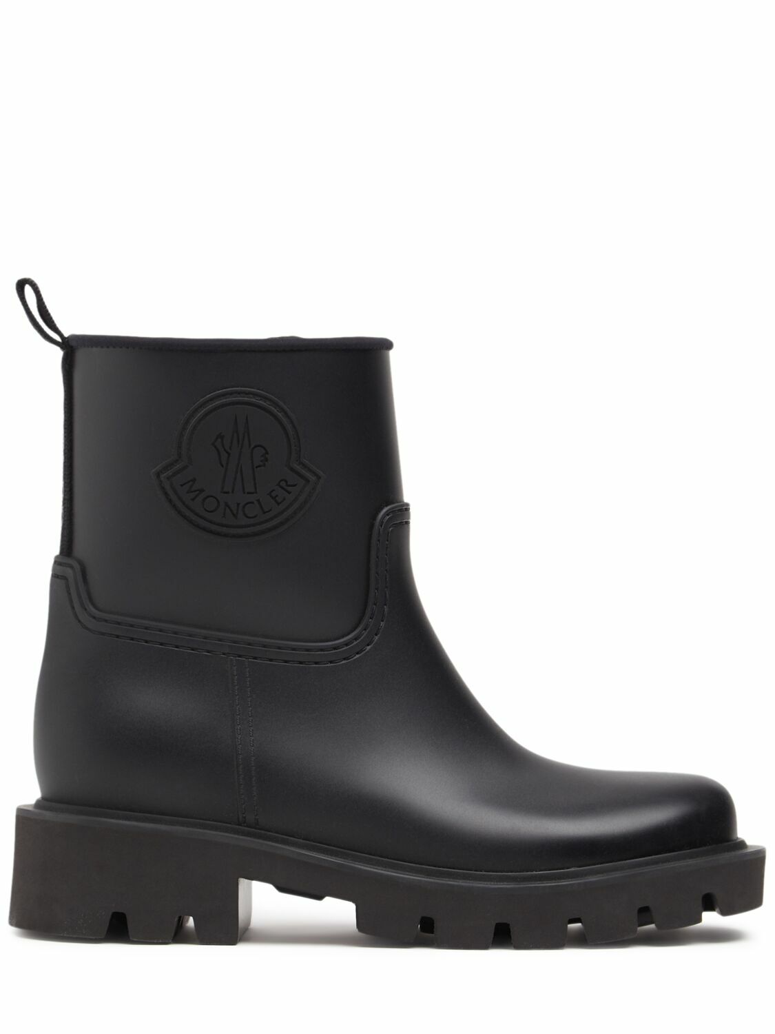 Moncler Black Kickstream High Rain Boots Moncler