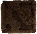 Mush Studios SSENSE Exclusive Brown Wooly Cushion