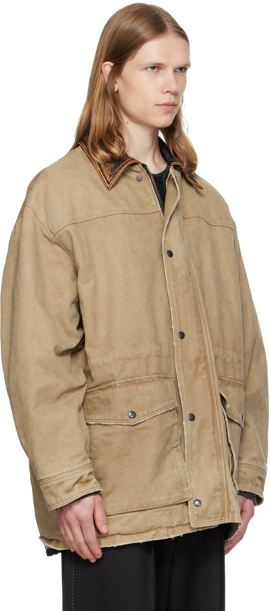 MMIC Beige Closed Form Jacket