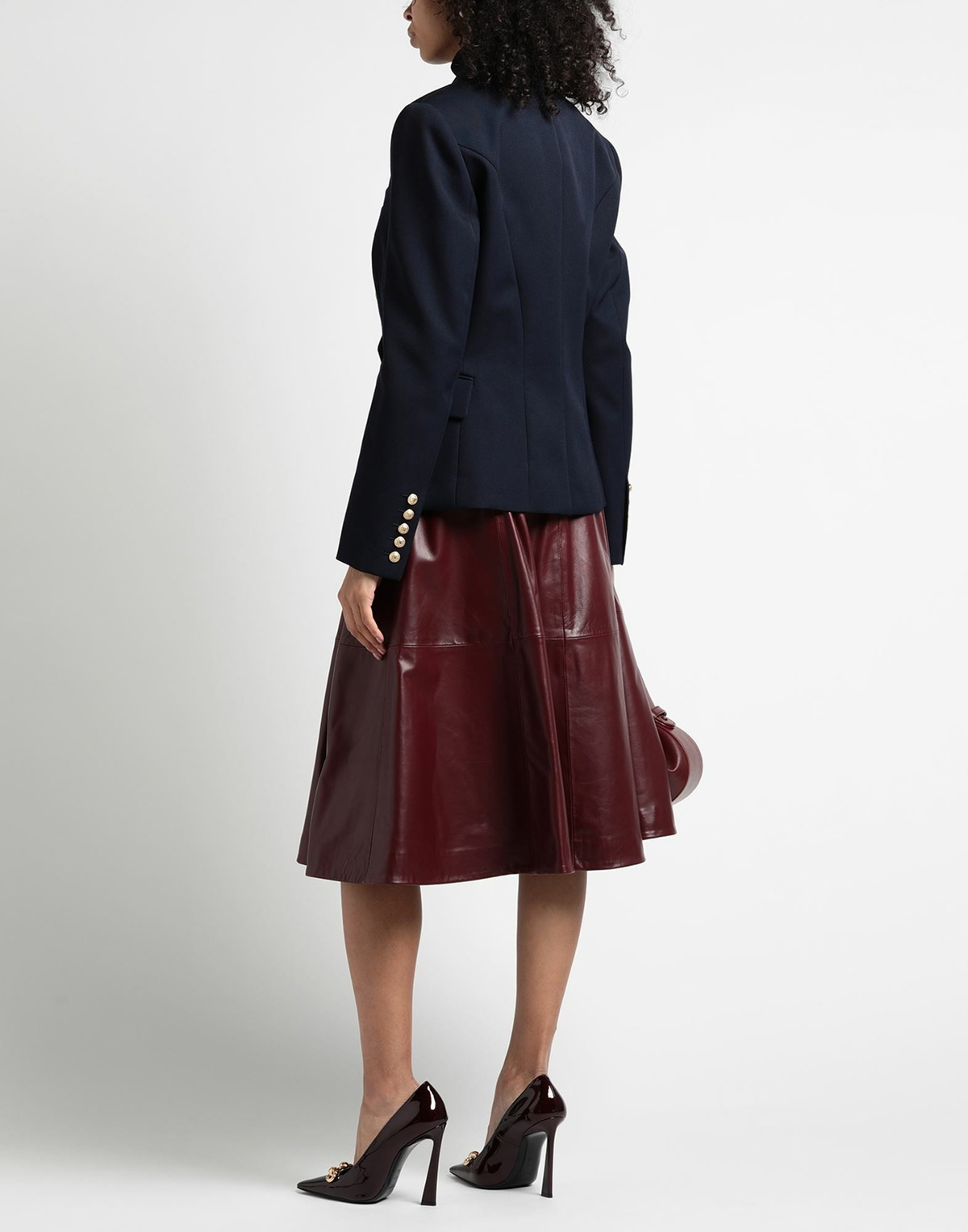 Balmain Womens Blazer Midnight in Blue