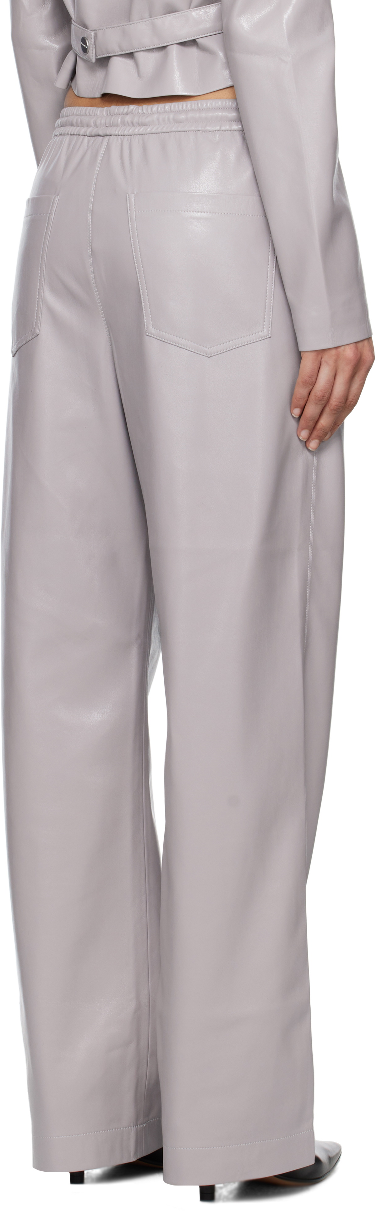 Nanushka Gray Calie Trousers