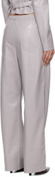 Nanushka Gray Calie Trousers