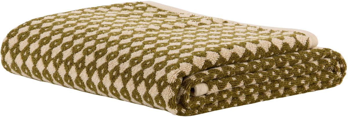 Autumn Sonata Beige & Khaki Alessandra Williams Edition Hanna Bath Sheet