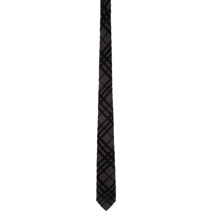 Photo: Burberry Black Plaid Manston Tie