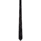 Burberry Black Plaid Manston Tie