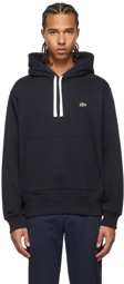 Lacoste Navy Cotton Hoodie