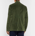 Massimo Alba - Mandarin-Collar Cotton-Velvet Jacket - Green