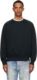 NORSE PROJECTS Navy Marten Relaxed Raglan Light Sweatshirt