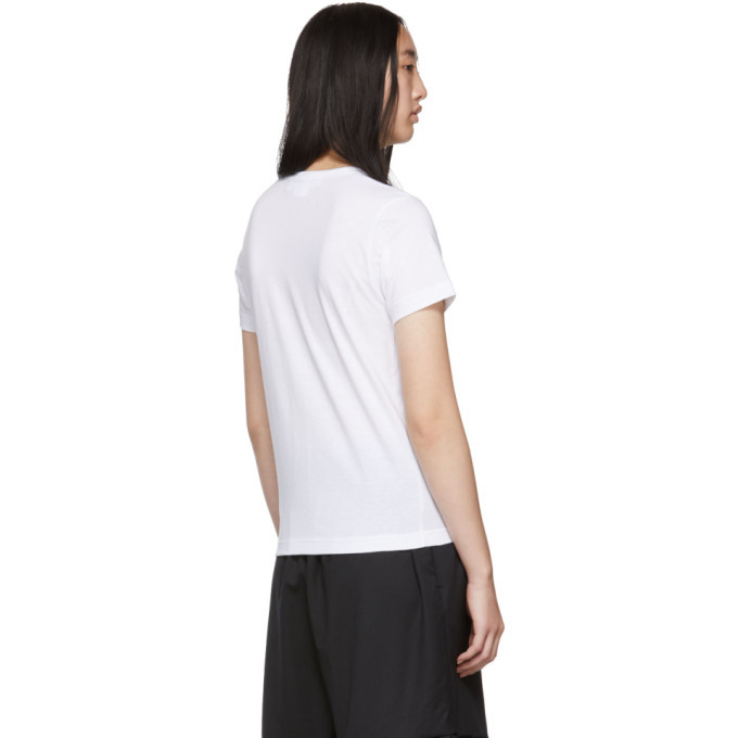 Comme des Garcons Girl White Flower B Print T-Shirt Comme des Garcons